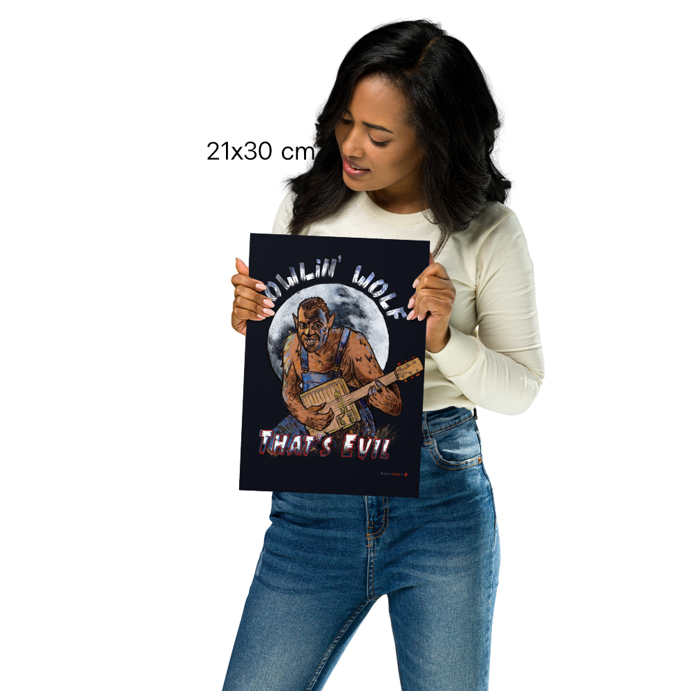 HOWLING WOLF print