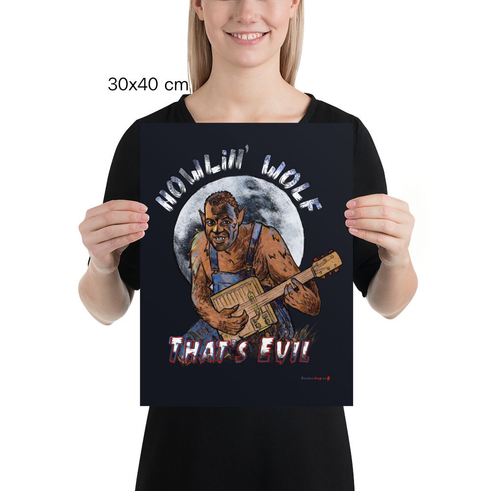 HOWLING WOLF print