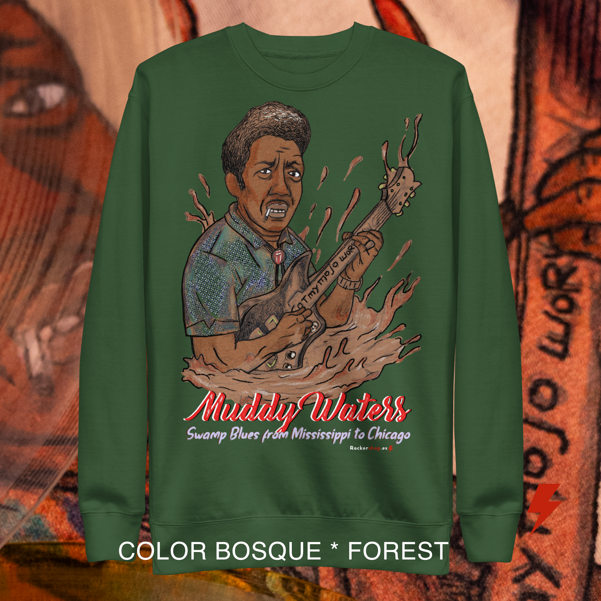 MUDDY WATERS suéter