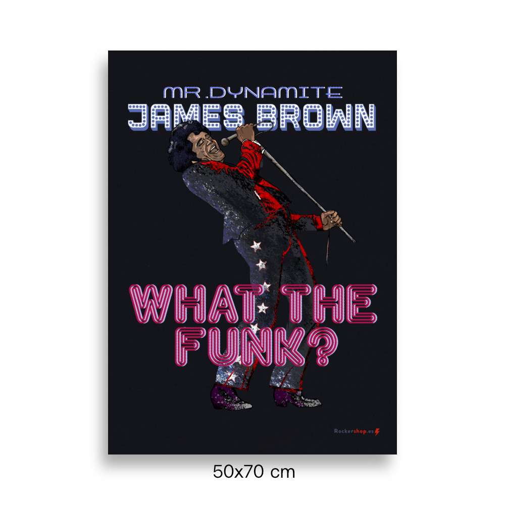 JAMES BROWN print